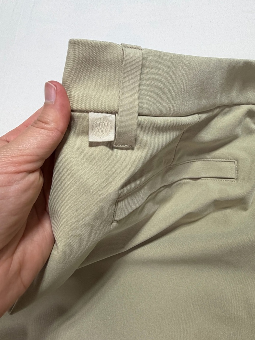 Lululemon ABC Classic-Fit Trouser Wrapstreme Pant 32 Khaki Tan Chino Casual - Picture 6 of 8